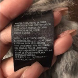 Authentic BEBE rabbit hair vest